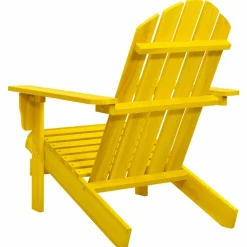 MAISON EXCLUSIVE - Chaise de jardin adirondack bois de sapin massif jaune