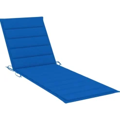 MAISON EXCLUSIVE - Chaise longue avec coussin bleu royal bois de pin imprégné