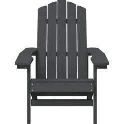 MAISON EXCLUSIVE - Chaise adirondack de jardin pehd anthracite