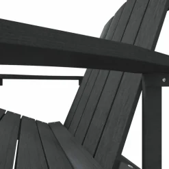 MAISON EXCLUSIVE - Chaise adirondack de jardin pehd anthracite