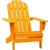 MAISON EXCLUSIVE - Chaise de jardin adirondack bois de sapin massif orange