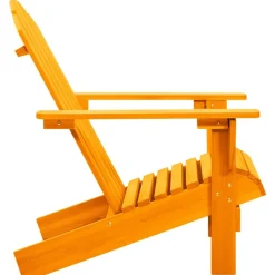 MAISON EXCLUSIVE - Chaise de jardin adirondack bois de sapin massif orange