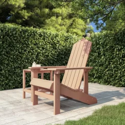 MAISON EXCLUSIVE - Chaise adirondack de jardin pehd marron