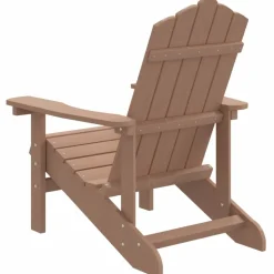 MAISON EXCLUSIVE - Chaise adirondack de jardin pehd marron