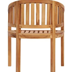 MAISON EXCLUSIVE - Chaise en forme de banane bois de teck solide
