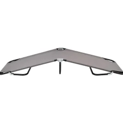 MAISON EXCLUSIVE - Chaise longue pliable gris acier