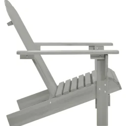 MAISON EXCLUSIVE - Chaise de jardin bois gris
