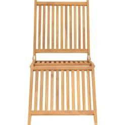MAISON EXCLUSIVE - Chaise longue bois de teck solide