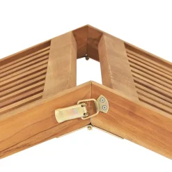 MAISON EXCLUSIVE - Chaise longue bois de teck solide
