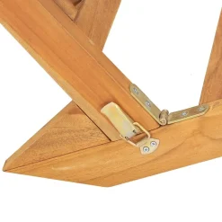 MAISON EXCLUSIVE - Chaise longue bois de teck solide
