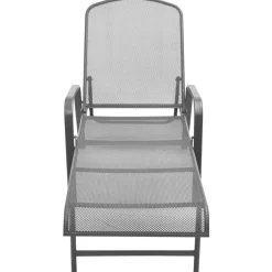 MAISON EXCLUSIVE - Chaise longue acier anthracite