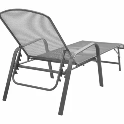 MAISON EXCLUSIVE - Chaise longue acier anthracite