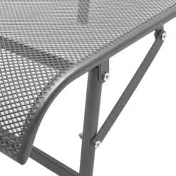 MAISON EXCLUSIVE - Chaise longue acier anthracite