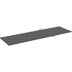 MAISON EXCLUSIVE - Chaise longue avec coussin anthracite bois de pin imprégné