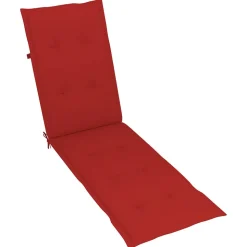 MAISON EXCLUSIVE - Chaise longue d'extérieur repose-pied et coussin acacia solide