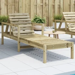 MAISON EXCLUSIVE - Chaise longue 199,5x62x55 cm bois de pin imprégné