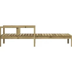 MAISON EXCLUSIVE - Chaise longue 199,5x62x55 cm bois de pin imprégné