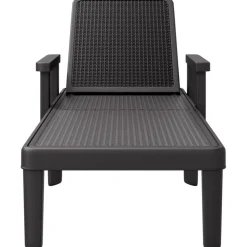 MAISON EXCLUSIVE - Chaise longue réglable en hauteur à 4 positions polypropylène