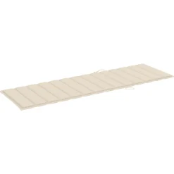 MAISON EXCLUSIVE - Chaise longue avec coussin crème bois de pin imprégné
