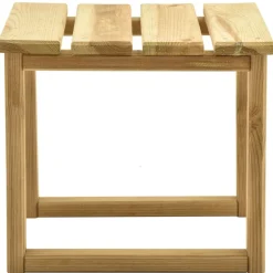 MAISON EXCLUSIVE - Chaise longue de jardin avec table bois de pin imprégné
