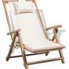 MAISON EXCLUSIVE - Chaise de terrasse d'extérieur bambou