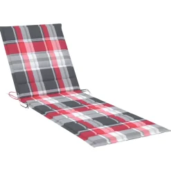 MAISON EXCLUSIVE - Chaise longue de jardin 2 places avec coussin gris acacia