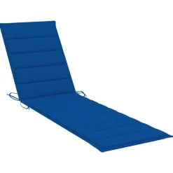 MAISON EXCLUSIVE - Chaise longue avec table et coussin bois de teck solide