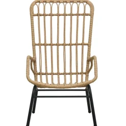 MAISON EXCLUSIVE - Chaise de jardin résine tressée marron clair