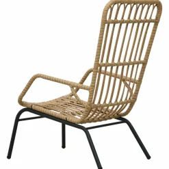 MAISON EXCLUSIVE - Chaise de jardin résine tressée marron clair