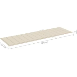 MAISON EXCLUSIVE - Chaise longue de jardin 2 places avec coussin gris acacia