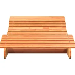 MAISON EXCLUSIVE - Chaise longue cire marron 205x80x31,5 cm bois massif de pin