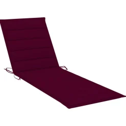 MAISON EXCLUSIVE - Chaise longue avec coussin bois d'acacia solide