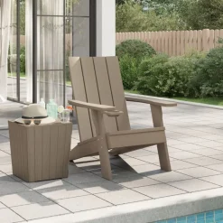 MAISON EXCLUSIVE - Chaise de jardin adirondack marron clair 75x88,5x89,5 cm pp