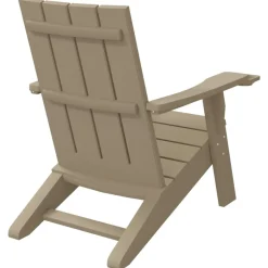 MAISON EXCLUSIVE - Chaise de jardin adirondack marron clair 75x88,5x89,5 cm pp
