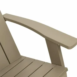 MAISON EXCLUSIVE - Chaise de jardin adirondack marron clair 75x88,5x89,5 cm pp