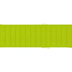 MAISON EXCLUSIVE - Chaise longue avec coussin vert vif bois de pin imprégné