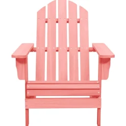 MAISON EXCLUSIVE - Chaise de jardin adirondack bois de sapin massif rose