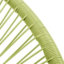 MAISON EXCLUSIVE - Chaise de jardin acapulco résine tressée vert