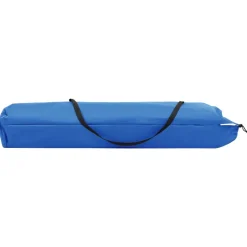 MAISON EXCLUSIVE - Chaise longue pliable 2 places bleu acier