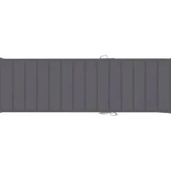 MAISON EXCLUSIVE - Chaise longue double avec coussins anthracite pin imprégné