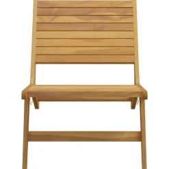 MAISON EXCLUSIVE - Chaise de jardin avec repose-pieds bois de teck solide
