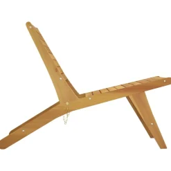 MAISON EXCLUSIVE - Chaise de jardin avec repose-pieds bois de teck solide