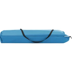 MAISON EXCLUSIVE - Chaise longue pliable 2 places bleu acier