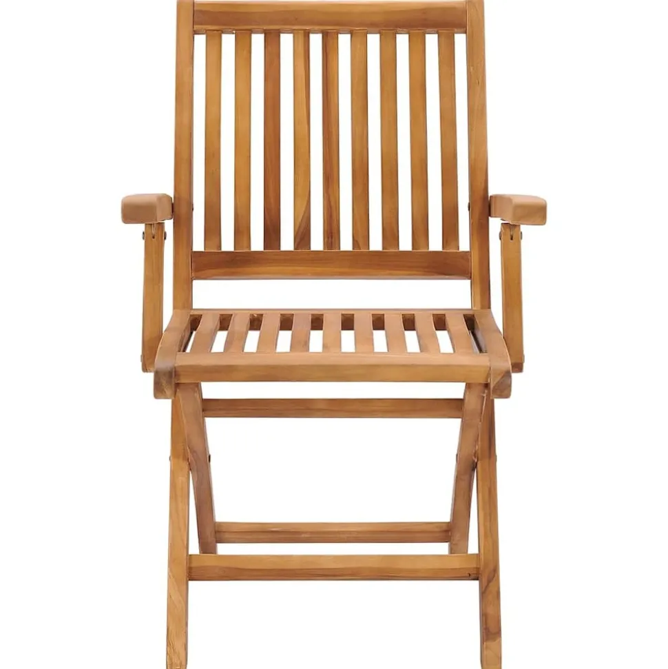 MAISON EXCLUSIVE - Chaises pliables de jardin avec coussins lot de 6 bois de teck