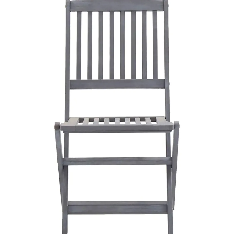 MAISON EXCLUSIVE - Chaises pliables d'extérieur lot de 6 et coussins bois d'acacia