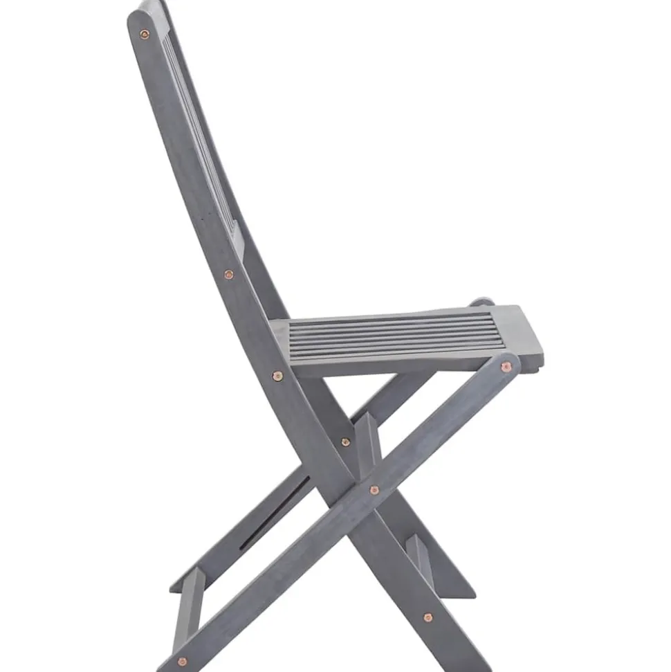 MAISON EXCLUSIVE - Chaises pliables d'extérieur lot de 6 et coussins bois d'acacia