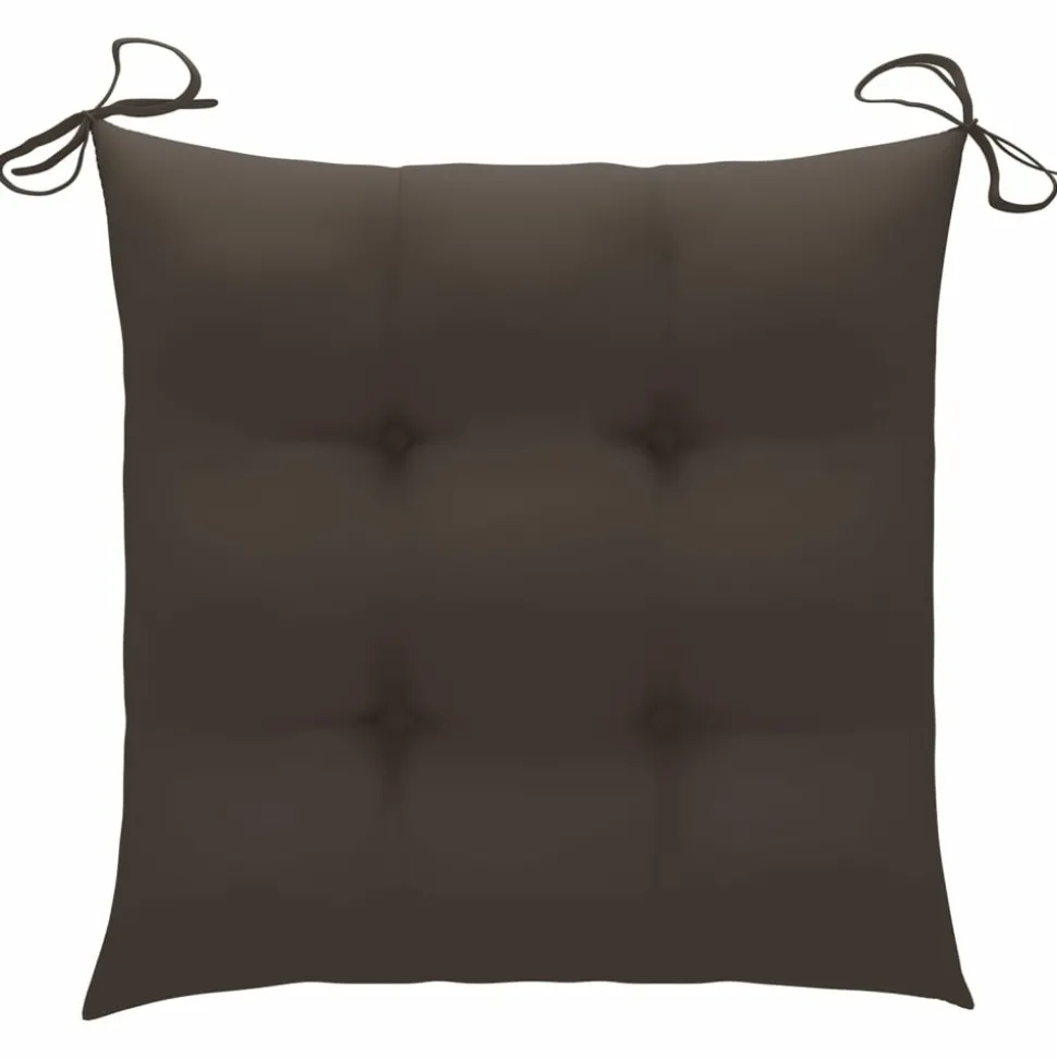 MAISON EXCLUSIVE - Chaises pliables de jardin avec coussins lot de 6 bois de teck