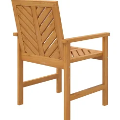 MAISON EXCLUSIVE - Chaises à manger de jardin lot de 2 bois massif d'acacia
