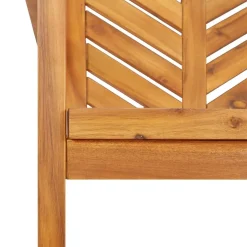 MAISON EXCLUSIVE - Chaises à manger de jardin lot de 2 bois massif d'acacia