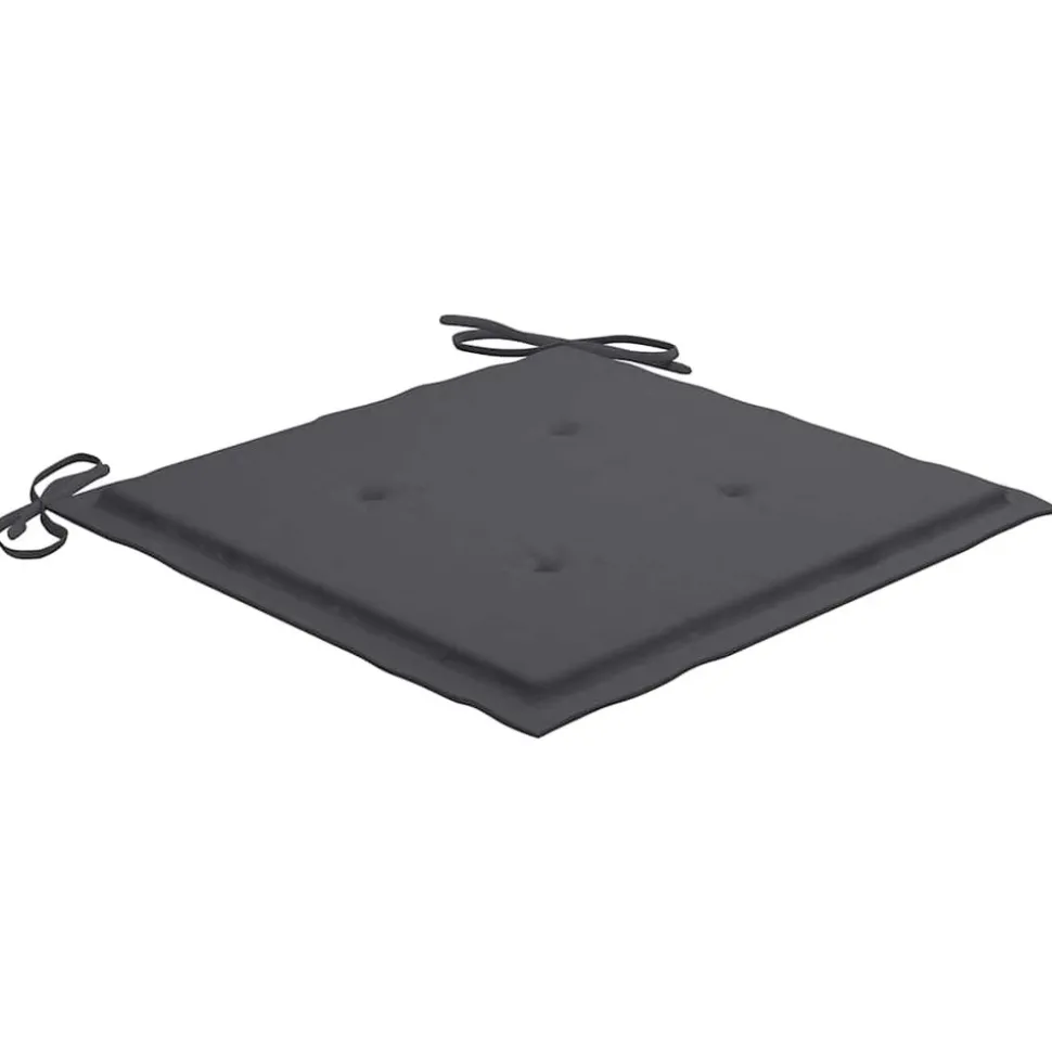MAISON EXCLUSIVE - Chaises pliables de jardin avec coussins lot de 4 teck solide